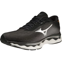 Mizuno Wave Sky 5 Running Shoes Men - Black / Silver / Orange Copper