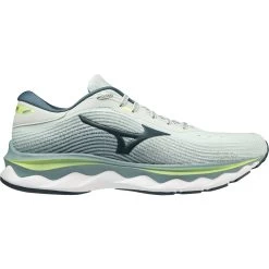 Mizuno Wave Sky 5 Running Shoes Men - Misty Blue / Orion Blue / Neo Lime -Mizuno Store mizuno wave sky 5 running shoes misty blue orion blue neo lime 3 1115808
