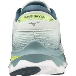 Mizuno Wave Sky 5 Running Shoes Men - Misty Blue / Orion Blue / Neo Lime -Mizuno Store mizuno wave sky 5 running shoes misty blue orion blue neo lime 6 1115811
