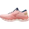 Mizuno Wave Sky 6 Running Shoes Women - Peach Bud / Vaporous Gray / Estate Blue