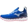 Mizuno Wave Sky Neo Running Shoes Women - Reflex Blue C/Silver/Diva Pink