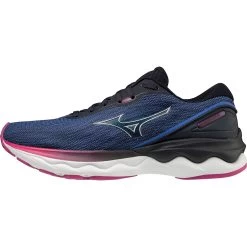 Mizuno Wave Skyrise 3 Running Shoes Women - Amparo Blue / Silver / Festival Fuchsia
