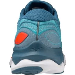 Mizuno Wave Skyrise 4 Running Shoes Men - Blue Ashes / Nimbus Cloud / Soleil -Mizuno Store mizuno wave skyrise 4 running shoes blue ashes nimbus cloud soleil 5 1399360