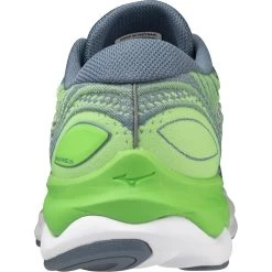 Mizuno Wave Skyrise 4 Running Shoes Men - Cameo Green / China Blue / Sweet Mint Pesto -Mizuno Store mizuno wave skyrise 4 running shoes cameo green china blue sweet mint pesto 4 1399367