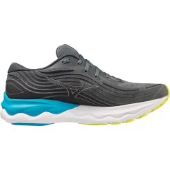 Mizuno Wave Skyrise 4 Running Shoes Men - Stormy Weather / Pearl Blue / Jet Blue -Mizuno Store mizuno wave skyrise 4 running shoes stormy weather pearl blue jet blue 3 1504022