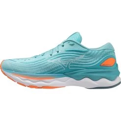 Mizuno Wave Skyrise 4 Running Shoes Women - Antigua Sand / White / Light Orange
