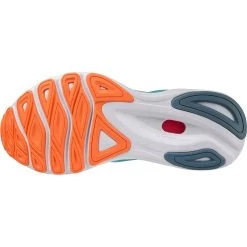 Mizuno Wave Skyrise 4 Running Shoes Women - Antigua Sand / White / Light Orange -Mizuno Store mizuno wave skyrise 4 womens running shoes antigua sand white light orange 6 1399350