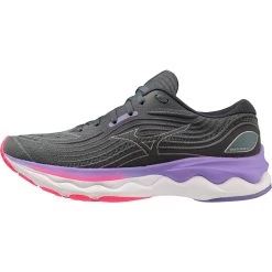 Mizuno Wave Skyrise 4 Running Shoes Women - Stormy Weather / Pearl Blue / Purple Punch